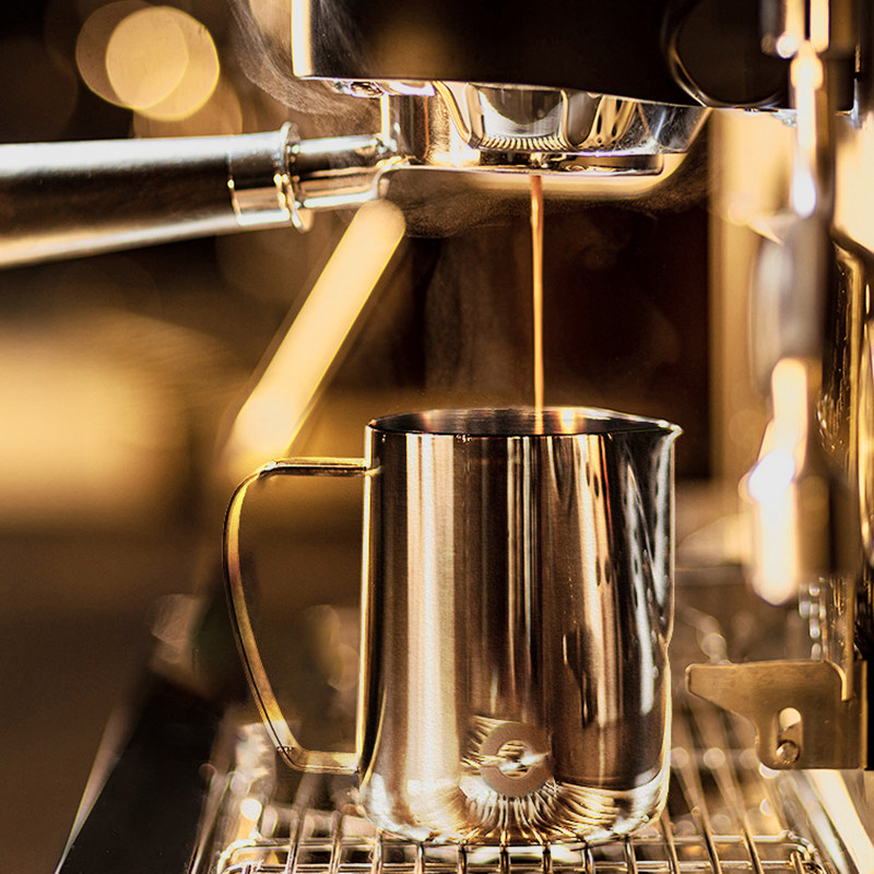 拉花缸小圆嘴不锈钢拉花杯意式咖啡机专用打奶泡杯奶缸打奶泡缸,淘宝优惠券,粉丝福利购,淘宝优惠卷
