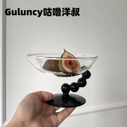 法式优雅ings透明高脚杯高颜值香槟杯红酒杯果汁杯欧式球玻璃杯 - 图1