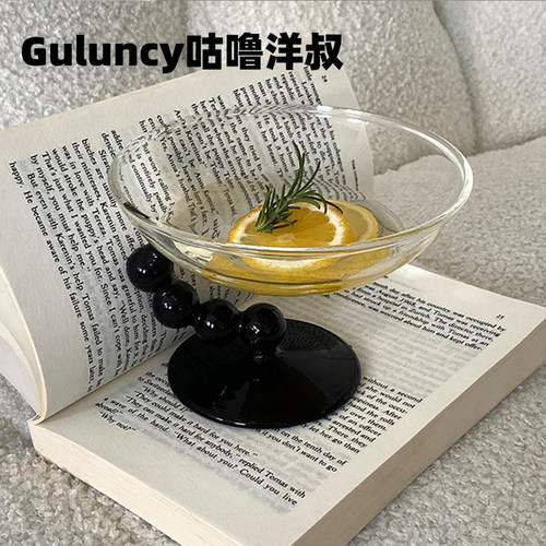 法式优雅ings透明高脚杯高颜值香槟杯红酒杯果汁杯欧式球玻璃杯 - 图3