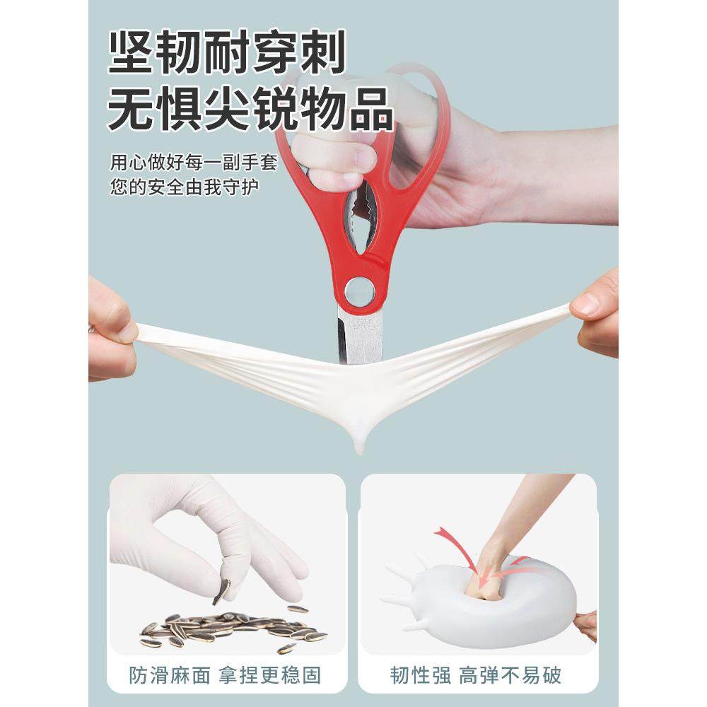 恒品丁腈手套一次性洗碗洗衣乳胶橡胶食品用加长防水防滑防油耐磨,淘宝优惠券,粉丝福利购,淘宝优惠卷