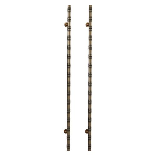 中式仿古竹节大门拉手玻璃门木门有框门通用大拉手不锈钢拉手 - 图2