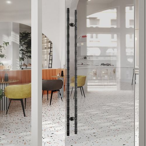 中式仿古竹节大门拉手玻璃门木门有框门通用大拉手不锈钢拉手 - 图1