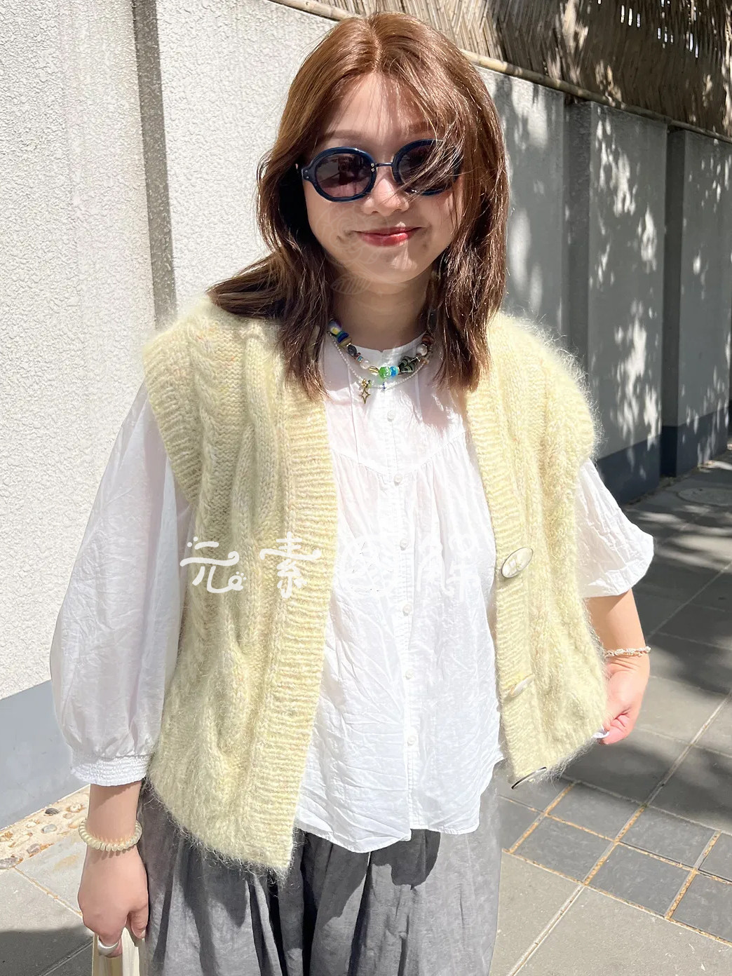 哈珀背心图解harper vest女士V领麻花开衫图解编织中文字图解教程,淘宝优惠券,粉丝福利购,淘宝优惠卷