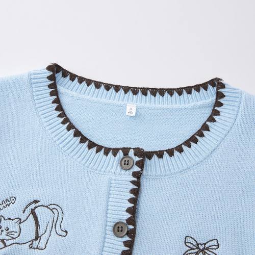 IEF/爱依服【小个子】2025秋新款韩系针织衫两件套绝美一整套穿搭 - 图1