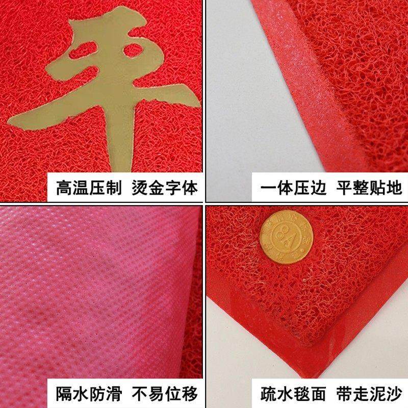 进门地毯地垫入户门垫进门红色喜庆门口门垫家用玄关防滑垫地毯,淘宝优惠券,粉丝福利购,淘宝优惠卷