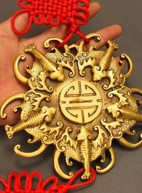 吉祥五福挂件五福临门客厅门上车结内URN店铺卧门饰装饰挂品门室