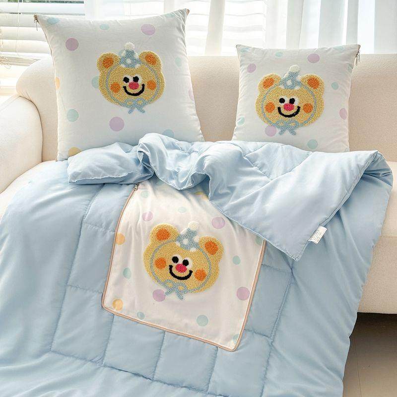 570被通可爱毛巾绣室抱枕子二合一办公沙发午睡毯子便卡携车载靠,淘宝优惠券,粉丝福利购,淘宝优惠卷