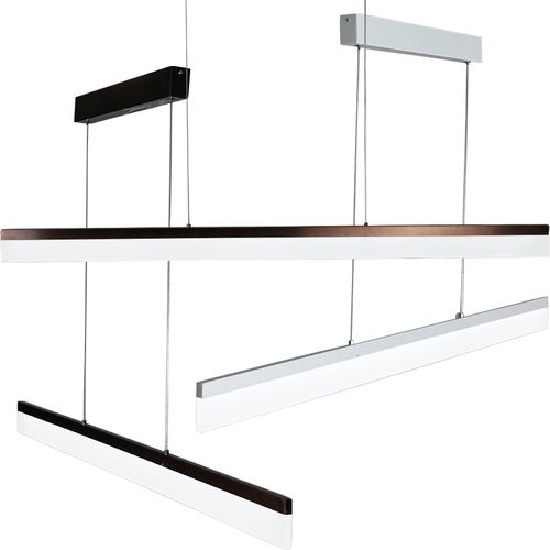 led长条灯简约现代餐厅超市工业风灯条形拼接吸顶超亮办公室吊灯 - 图3