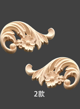 欧式风背景墙对角花线东阳木雕