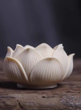 象牙果观音如来佛像莲花底座