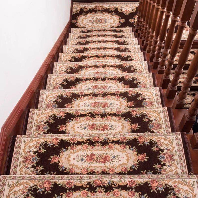 欧式楼梯脚垫无胶自粘家用实木螺旋楼梯脚垫全防滑地毯可定制,淘宝优惠券,粉丝福利购,淘宝优惠卷