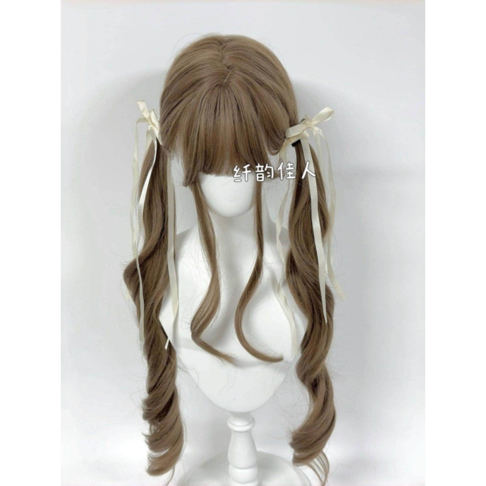 【扎好双马尾】纤韵佳人假发女80cm长卷发jk甜美lolita少萝同款,淘宝优惠券,粉丝福利购,淘宝优惠卷
