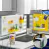 Perforated board office desk punch-free storage rack storage station office computer desktop screen hanging