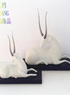 YD-05树脂约工艺品羊摆件现欧工艺品简代动物摆饰创意装饰摆式件