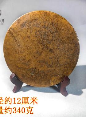 古玩杂项收藏百子千孙铜镜小怀镜新娘专用压腰镜婚礼婚庆中式圆镜