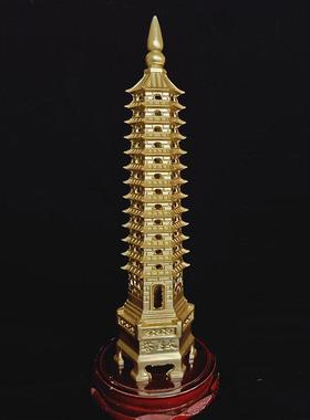 文昌塔摆件十三层纯铜九层办公室13层的书房书桌金榜题名工艺礼品