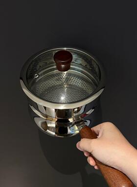 出口德单！ 316食品级五层加厚不锈钢奶锅蒸锅泡面锅宝宝副食品锅