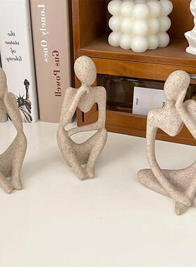 ins北欧风艺术人物摆件 客厅卧室玄关家居装饰桌面搭配创意摆饰