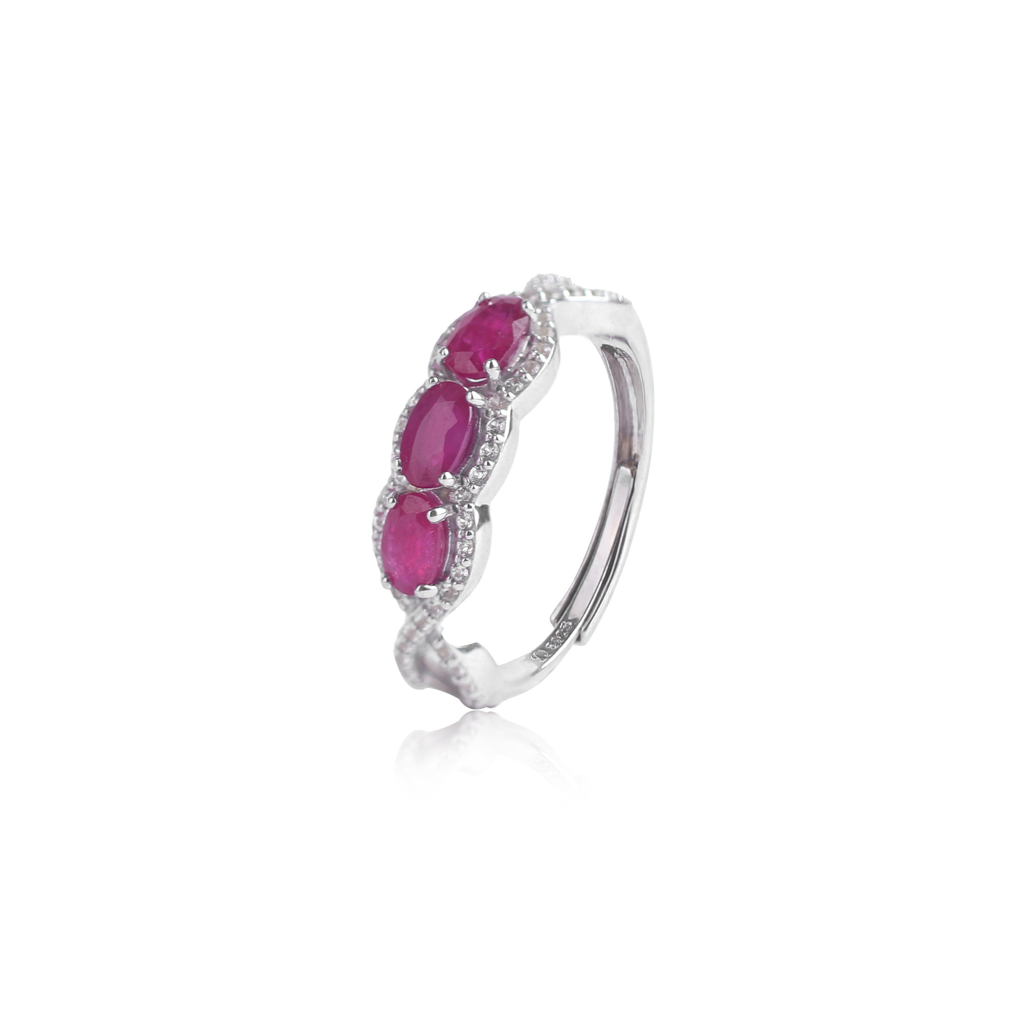 QUEENA.Z 2026 New Designer Series Women’s Ruby Ring HH720509029