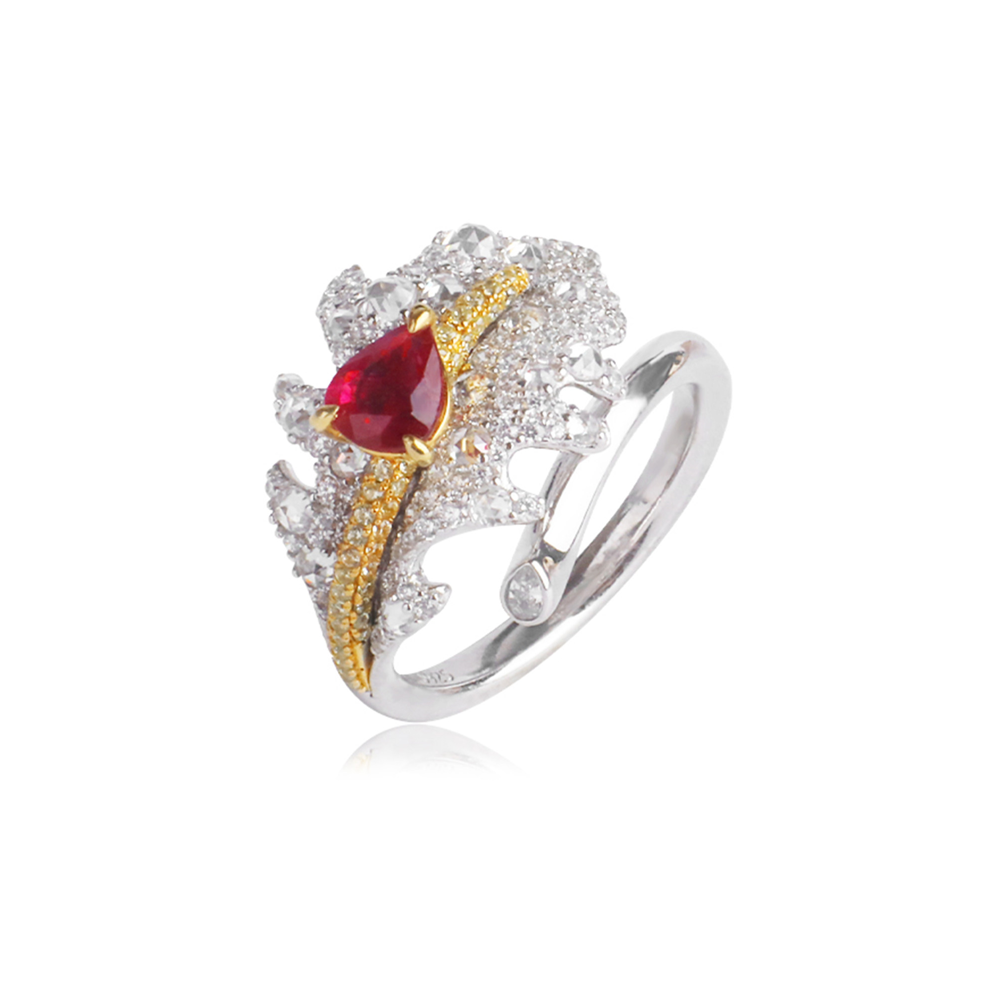 QUEENA.Z 2026 New Designer Series Women’s Ruby Ring HJ990919917