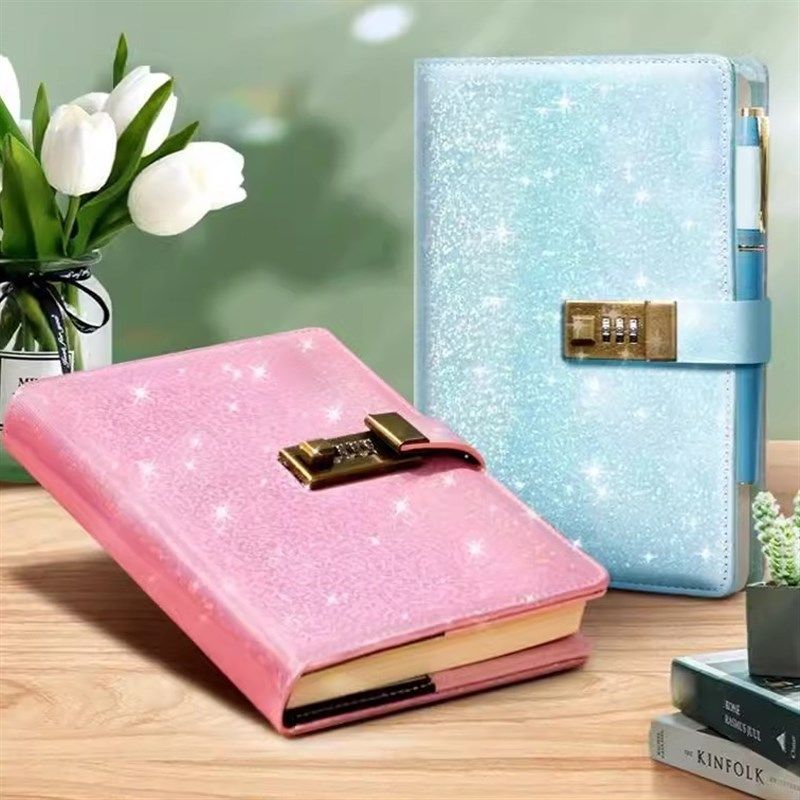 日记本高颜值小众笔记本本子高级感密码本成人学生带锁记事本精致,淘宝优惠券,粉丝福利购,淘宝优惠卷