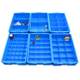 Plastic parts storage box rectangular multi-grid box screw tool classification and organization box accessories partition turnover box