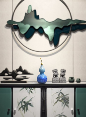 全铜葫芦摆件纯铜玄关客厅书房装饰品办公室福禄摆设送礼铜艺术品