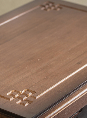 中式禅意实木楠竹木摆件置物架室内客厅花盆架落地式仿古花台花几