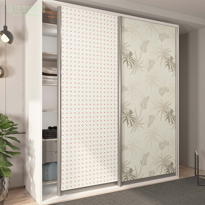 门贴纸自粘整张翻新装饰墙贴卫生间柜子衣柜推拉移门壁纸玻璃贴画,淘宝优惠券,粉丝福利购,淘宝优惠卷