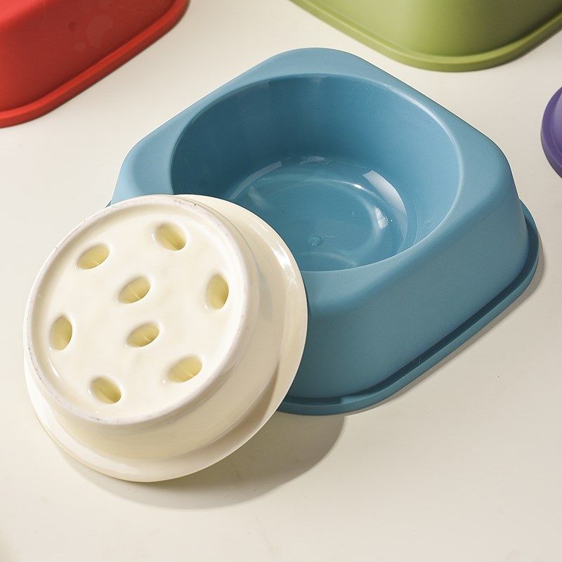 玛特利护边慢食碗酸奶盒架子猫碗狗碗防噎加高宠物碗高颜值易清洗,淘宝优惠券,粉丝福利购,淘宝优惠卷