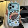 Couple big mouth puppy kitten suitable for Apple 17Pro mobile phone case iPhone16max Xiaomi 15 Huawei mate80pura70k60note14 Honor 400vivox100reno13