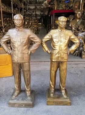 家居周恩来铜像摆件伟人无产阶级革命家半身全身像礼品周总理雕塑