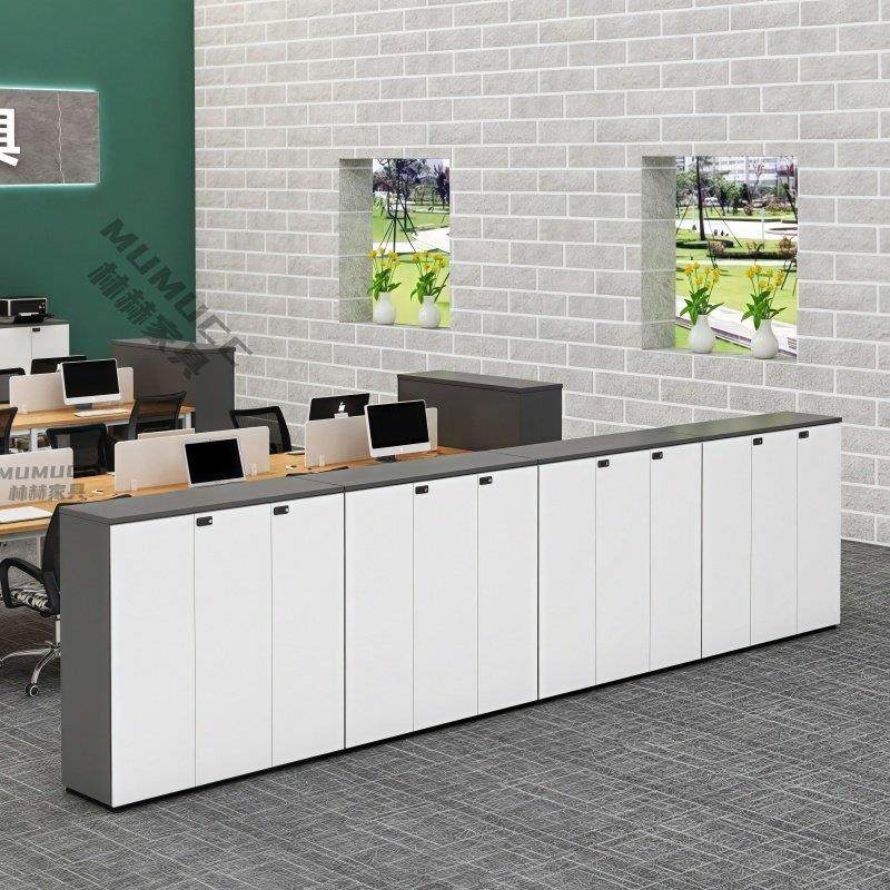 办公室矮柜文件柜资料储物边柜简约现代隔断柜档案花槽柜带锁木质,淘宝优惠券,粉丝福利购,淘宝优惠卷