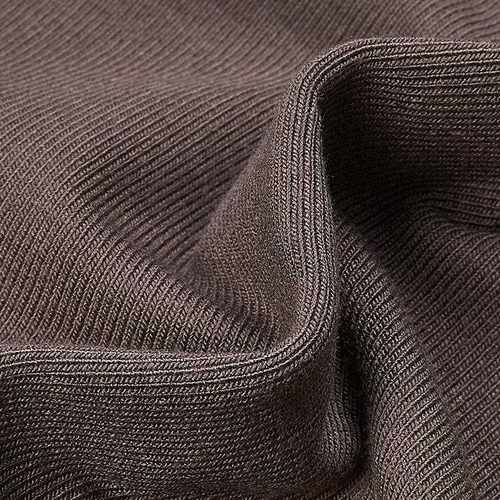 直销新款随心裁拉架1*1罗纹面料 40S人棉氨纶针织弹力打底罗纹布 - 图2