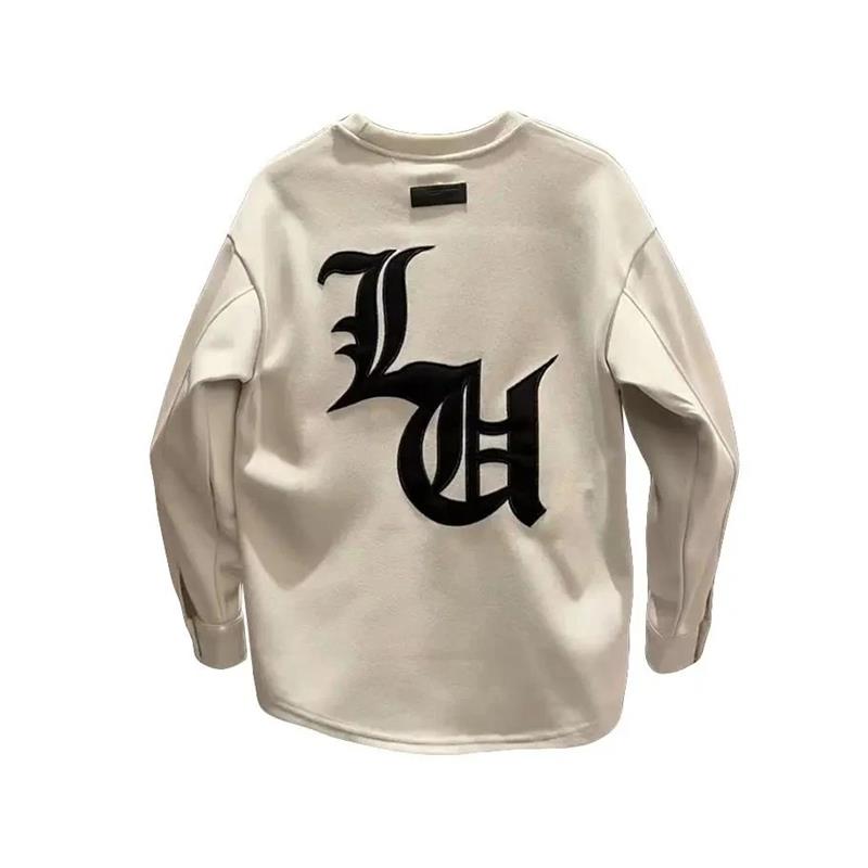 IT轻奢工作室双12潮p牌冬刺绣加厚卫衣男士时尚保暖打底衫韩版T恤 - 图3