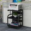 Printer rack multi-layer storage rack simple modern mobile floor-standing desk home mainframe storage rack