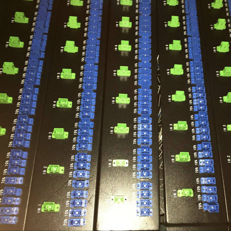 1 minute 4 1 minute 8 1 minute 16 1U19-inch standard chassis PLC optical splitter optical splitter rack non-uniform ratio