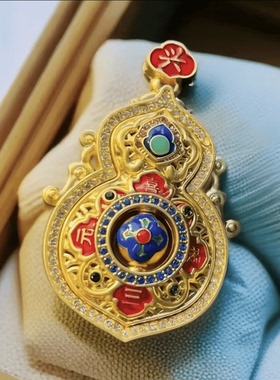 手作三元报喜福禄葫芦车挂