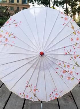油纸伞女古风舞蹈道具走秀户外防水悬吊式天花板装饰中国风防雨古