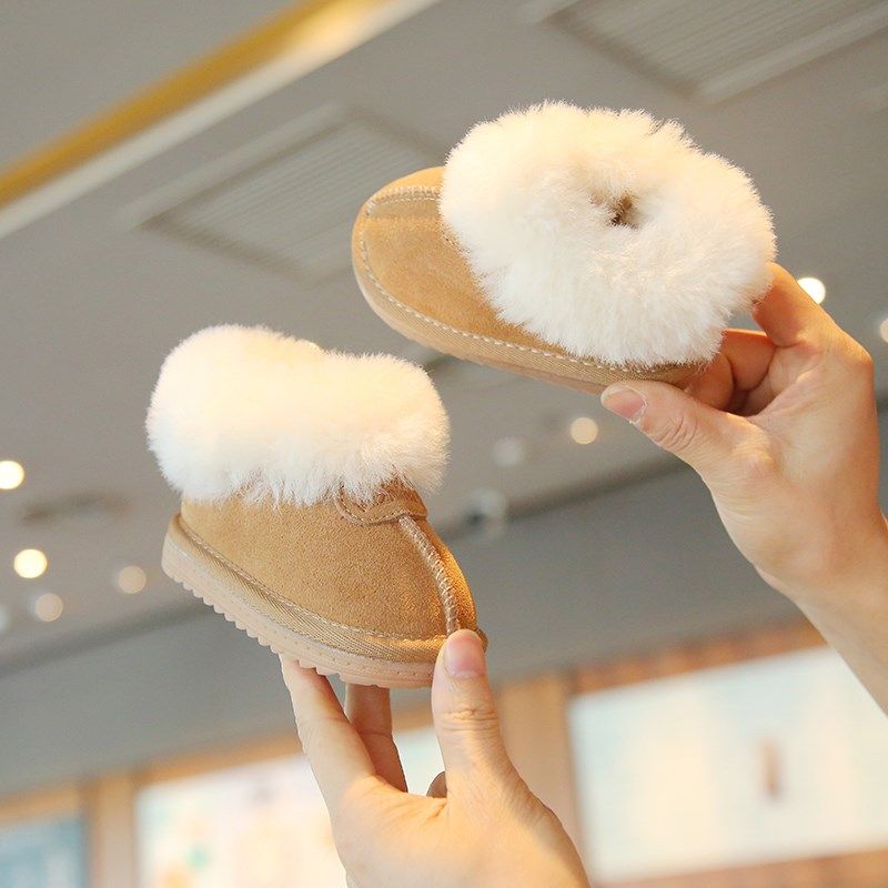 冬季女宝宝棉鞋1一2-3岁小童雪地靴加绒加厚保暖公主软底婴儿鞋子,淘宝优惠券,粉丝福利购,淘宝优惠卷