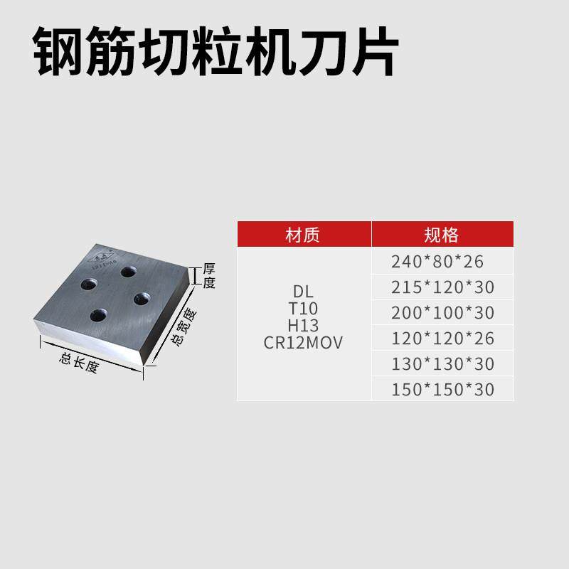 钢筋切断机刀片750/850/1000型废旧乱杂钢筋颗粒机刀切粒机刀片,淘宝优惠券,粉丝福利购,淘宝优惠卷