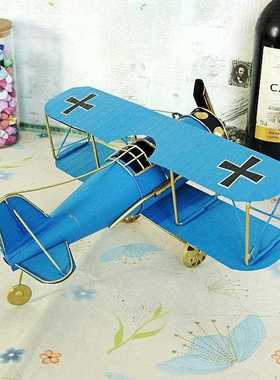 直销新款现货家居装饰品二战复古金属飞机模型 小飞机时钟 飞机三