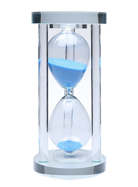 热销水晶沙漏计时器30/60分钟半小时时间儿童创意酒柜装饰品客厅