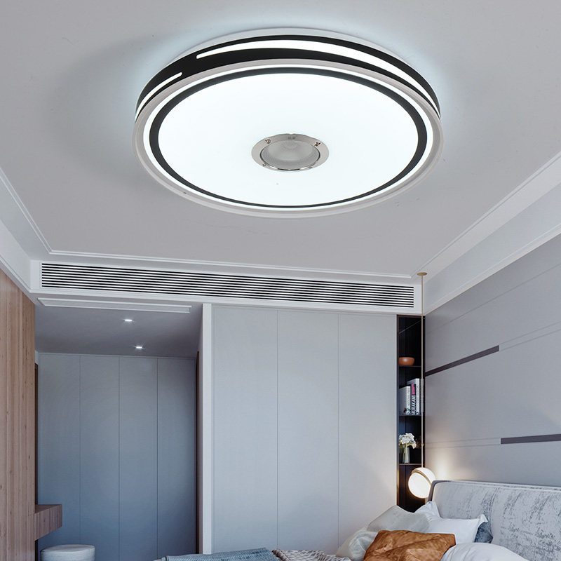 led圆形吸顶灯卧室带蓝牙音乐灯音箱音响灯书房婚房灯智能遥控灯,淘宝优惠券,粉丝福利购,淘宝优惠卷