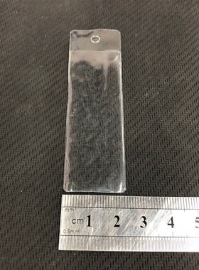 PVC平口吊牌袋 订做塑料标签袋商标价格透明纽扣服装唛头领标袋