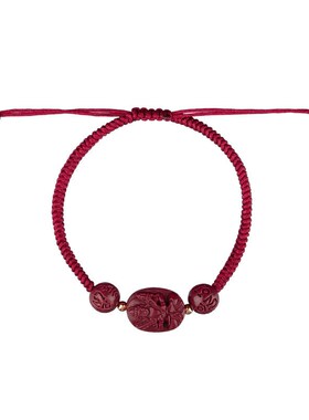 十二生肖八大佛二合一本命年生肖红绳手链女生手工编织情侣手绳