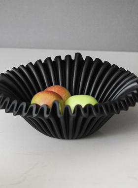 法式中古不规则盘摆KRG装饰品艺术件桌面计茶几家居设师收果纳盘