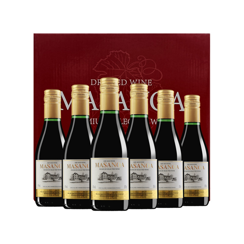 玛莎诺娅晚安小酒14度红酒小瓶红酒甄选干红葡萄酒6支装,淘宝优惠券,粉丝福利购,淘宝优惠卷