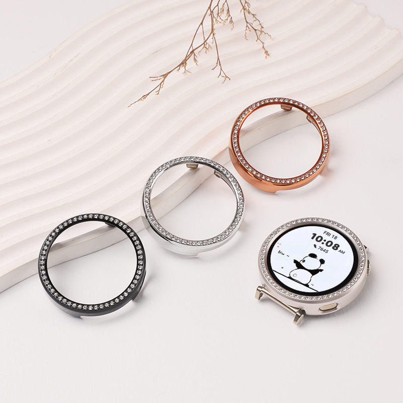 适用于华为gt4手表保护壳41mm表盘仿钻边框保护套高级ins表壳WatchGT4新款镂空带钻智能运动男女防摔防刮配件,淘宝优惠券,粉丝福利购,淘宝优惠卷