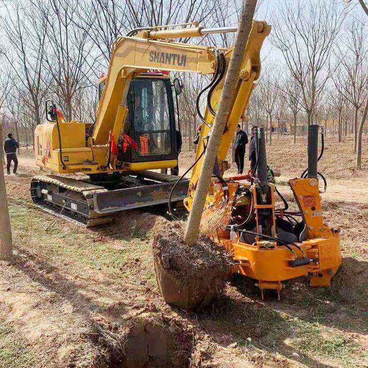 滑移一体挖树机挖掘机头安装挖树机移栽机园林苗圃起树机起苗机,淘宝优惠券,粉丝福利购,淘宝优惠卷